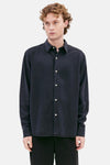 Elvine Ossian Shirt Tencel Hemd Dark Navy Herren dunkelblau