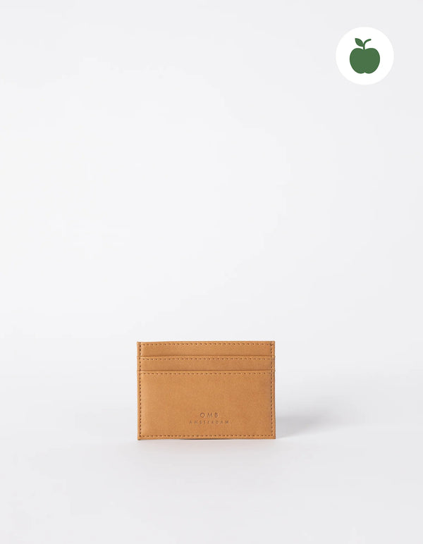 O My Bag Mark Cardholder Apple Leather Micro Portemonnaie Kartenhalter cognac