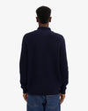 Colorful Standard Merino Quarter Zip Navy Blue Unisex Troyer blau