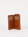 O MY BAG Jett Wallet Cognac Classic Leather Braun Leder