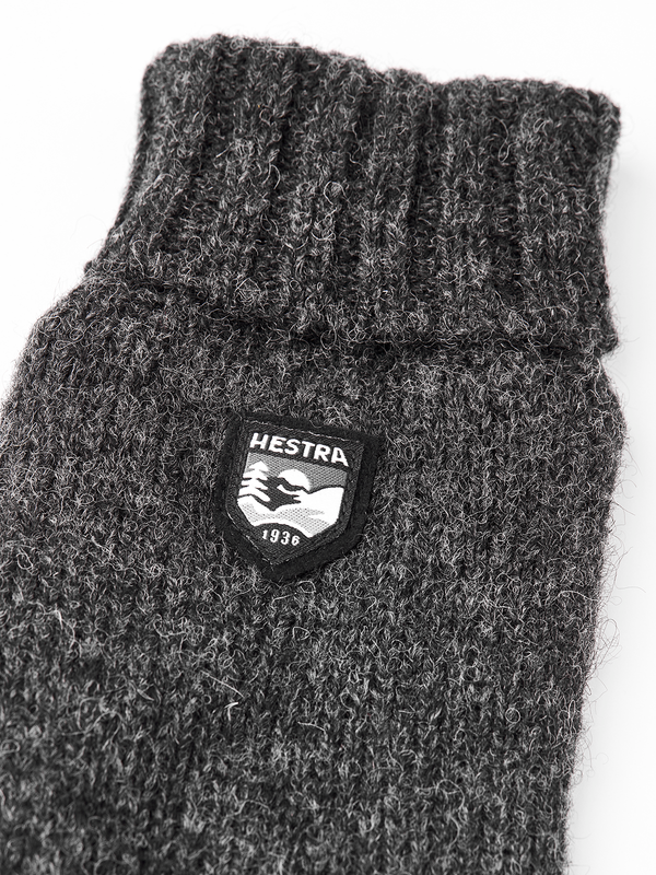 Hestra Basic Wool Glove Handschuh unisex dunkelgrau