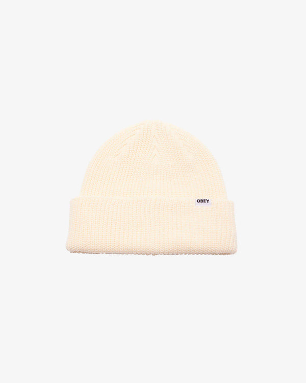 Obey Bold Organic Beanie Unbleached Mütze Unisex weiß
