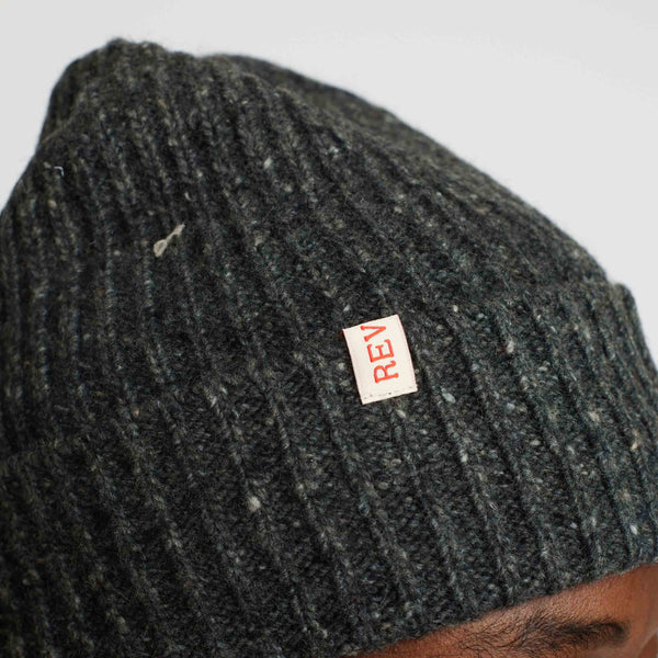 Revolution Melange Beanie Mütze Unisex schwarz