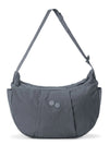 pinqponq Krumm Large Crinkle Black Crossbody Bag Tasche unisex schwarz