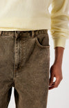American Vintage Oshow Ballon Stone Brown Jeans Herren Steinbraun