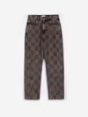 Bobo Choses Almost Moiré All Over Mom Fit Jeans Damen Barrel Leg grau