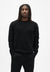 Cleptomanicx Soft Knit Black Strickpullover Herren schwarz