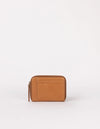 O MY BAG Robbie Wallet Wild Oak Soft Grain Leather Braun Leder
