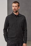 About Companions Simon Shirt Eco Crincle Hemd Herren schwarz