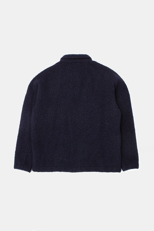 Edmmond Studios Unconventional Zip Logo Plain Navy Herren – Produktansicht 2