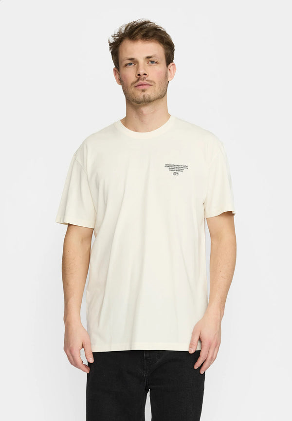 Revolution Offwhite Oldscool Streetview Backprint T-Shirt Herren weiss