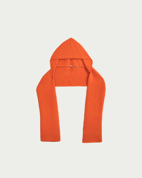 Homecore Baby Hood Bright Orange Strickkapuze Unisex orange