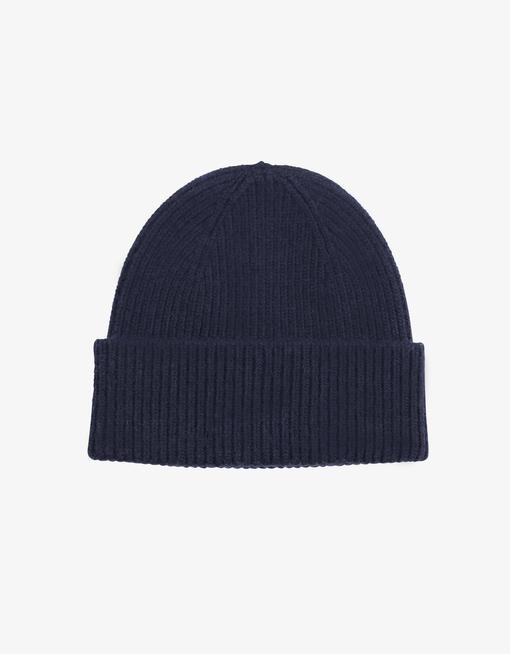 Colorful Standard Merino Beanie Navy Blue Mütze Unisex marineblau