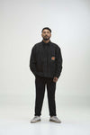 Arniko JP Overshirt Black Unisex Wollmix schwarz