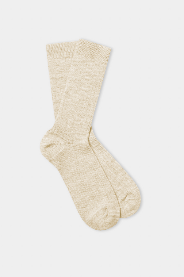 About Companions Alpaca Socks Herren undyed weiss
