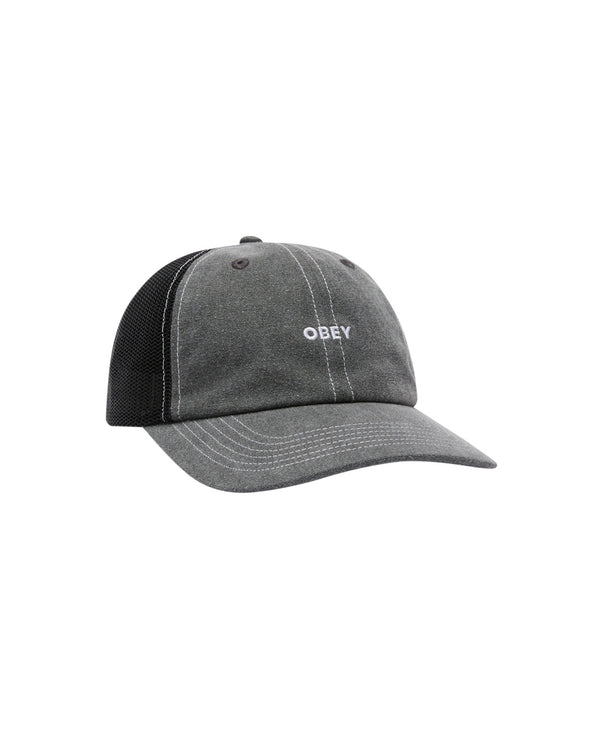 OBEY Bold Canvas Trucker Cap Unisex schwarz