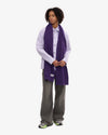 Colorful Standard Merino Wool Scarf Ultra Violett Schal lila