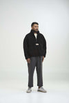 Arniko Moha Half Zip Fleecejacke Black Unisex Recycelt schwarz
