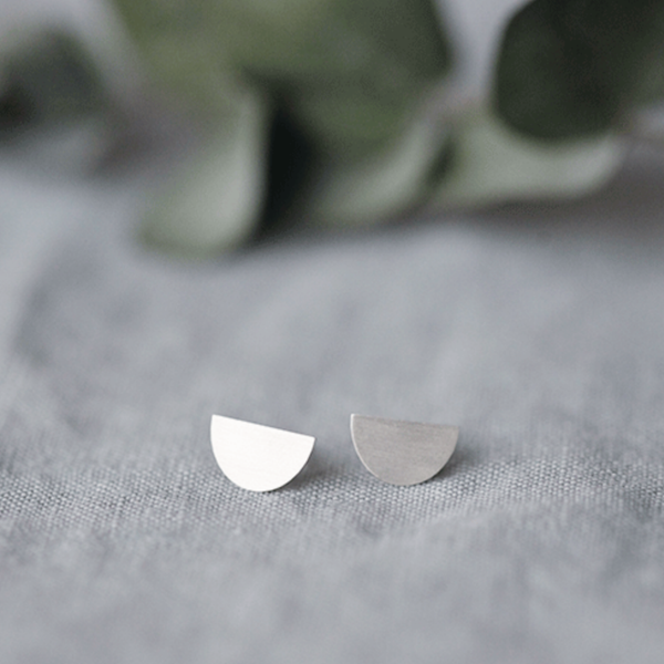 Pikfine Ohrstecker Moon aus Silber