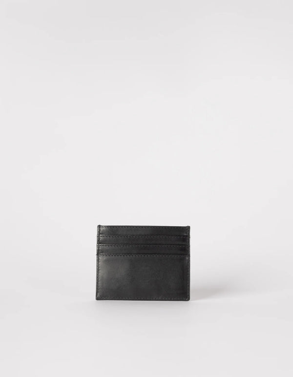 O MY BAG Mark´s Cardcase Maxi Black Classic Leather Schwarz Leder