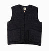 Coldbreaker Pepitko Wool Vest Wollweste Mouse schwarz unisex