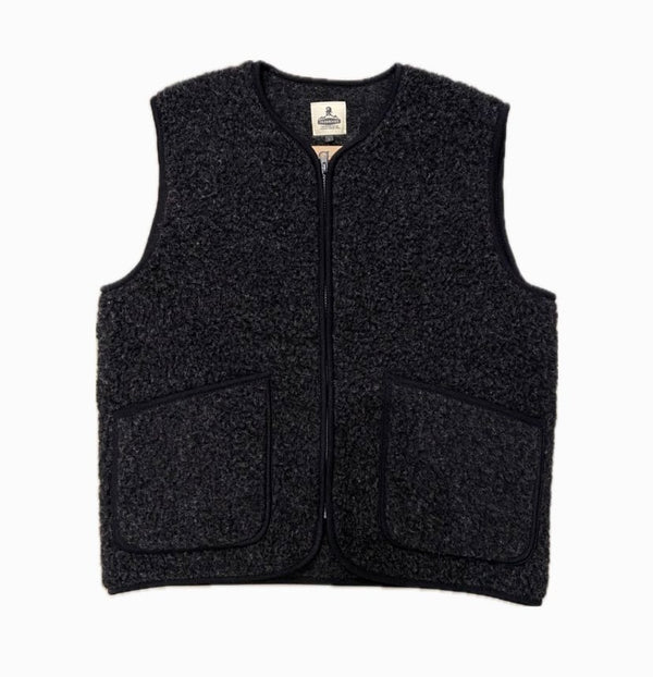 Coldbreaker Pepitko Wool Vest Wollweste Mouse schwarz unisex