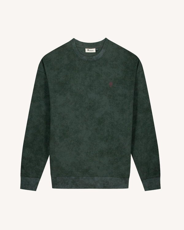 Faguo Fango Sweatshirt Dark Green Produktansicht