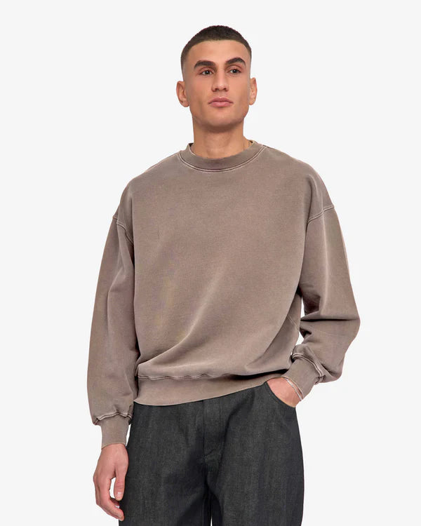 Colorful Standard Oversized Organic Crew Faded Khaki