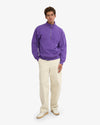 Colorful Standard Quarter Zip Pullover Ultra Violett