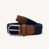 Faguo Woven Belt Navy Herren Flechtgürtel blau