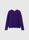 Maison Anje Likey Pullover Electric Purple Alpaka Strick Damen lila