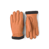 Hestra Deerskin Primaloft Rib Cork Lederhandschuhe Herren hellbraun