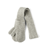 Hestra Uma Mitt Grey Schal-Fäustlinge unisex grau – Ansicht 1