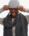 Colorful Standard Merino Wool Schal Lava Grey Unisex grau