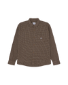 OBEY Bigwig Dash kariertes Herren-Flanellhemd Brown Multi – Vorderansicht