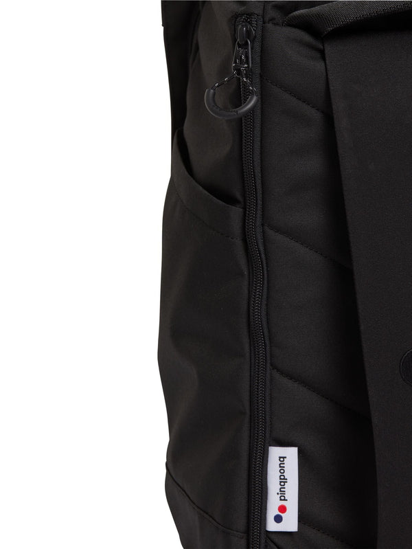 pinqponq Kalm Rooted Black Rucksack Materialdetail