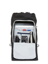 pinqponq Kalm Rooted Black Rucksack geöffnet