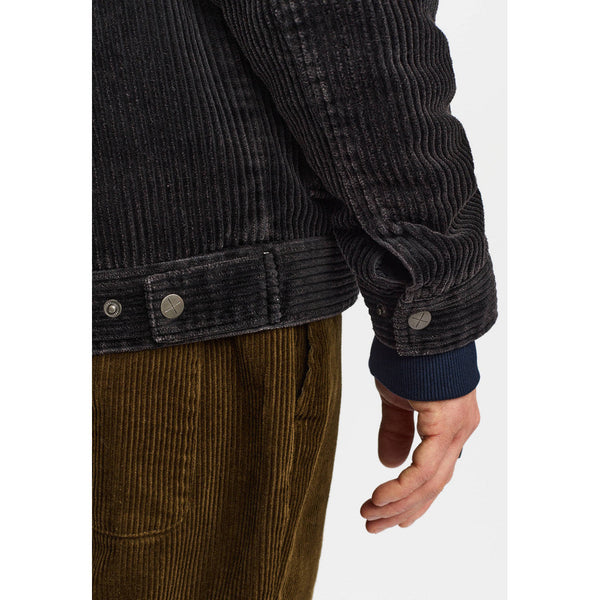 Revolution 7900 Padded Corduroy Jacket Cordjacke Herren dunkelgrau – Ansicht 5
