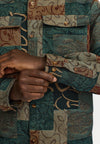 Revolution Utility Shirt Hemd Petrol – Manschetten- und Stoffdetail
