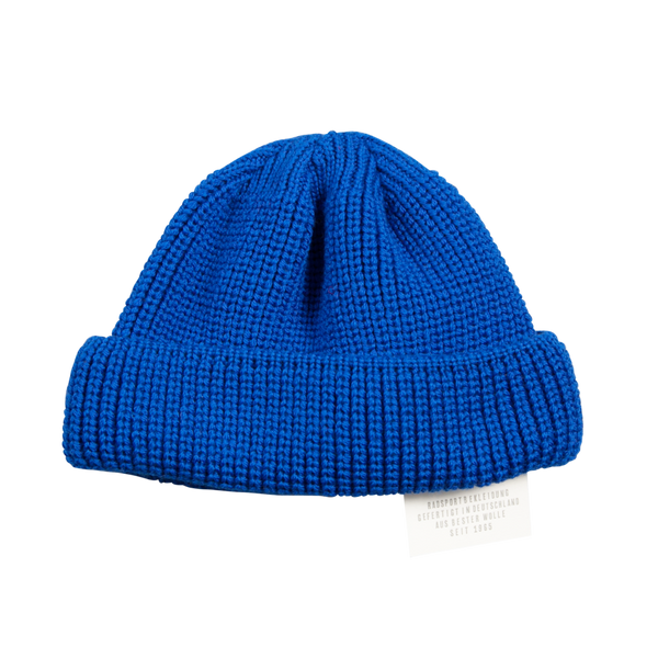 Thei-Sprint TS-3 kurze Beanie Electric Blue mit Umschlag