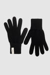 Woolish Iki Merinohandschuhe unisex schwarz – Ansicht 2