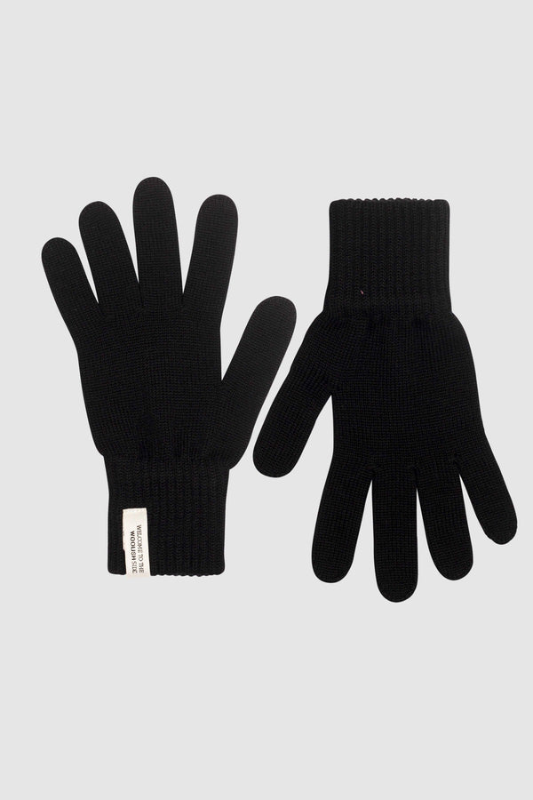 Woolish Iki Merinohandschuhe unisex schwarz – Ansicht 2