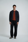 Wooden Store Cortina Buttons Antracite Cardigan Herren anthrazit