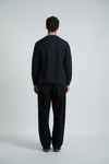 Wooden Store Cortina Buttons Antracite Cardigan Herren anthrazit