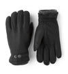 Hestra Utsjö Handschuh Leder Herren schwarz