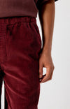American Vintage Padow Jogginghose Vintage Acerola Herren weinrot