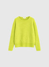 Maison Anje Likey Pullover Acid Lime Alpaka Strick Damen grün