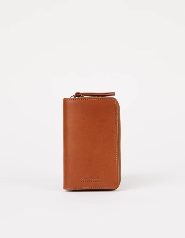 O MY BAG Jett Wallet Cognac Classic Leather Braun Leder