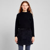 Dedicated Majorna Skirt Damen Cord Rock schwarz