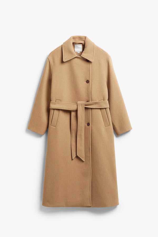 Elvine Milleah Wool Coat Damen Wollmantel Jacke camel